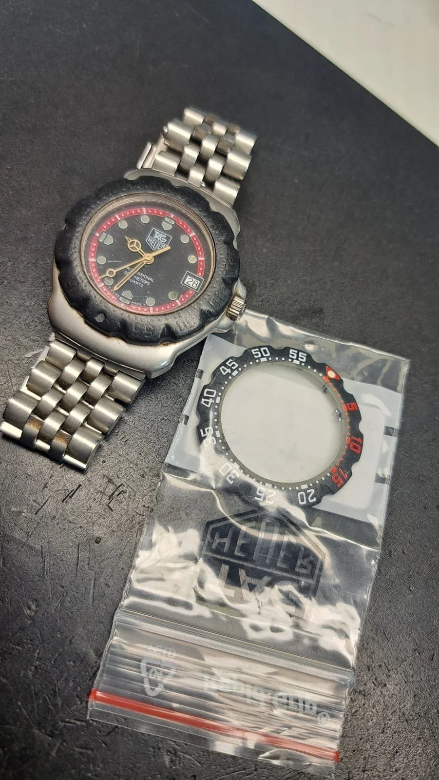 TAG Heuer Formula 1 WA1214 watch for a new plastic bezel fitting